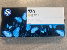 Genuine HP 730 Yellow 300ml Cartridge Exp 4/24
