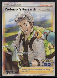 Professor's Research (Full Art) 078/078 Pokémon GO