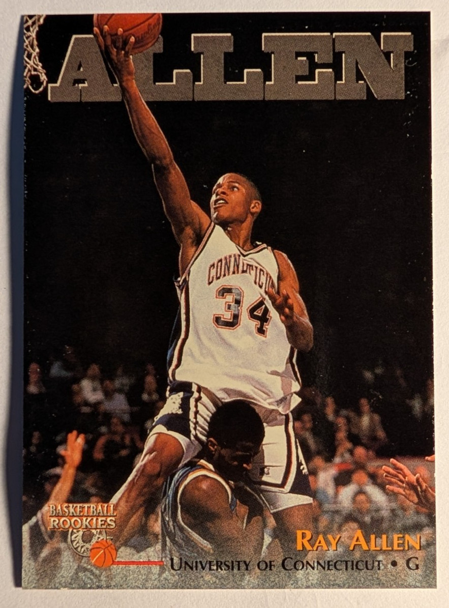 Ray Allen 1996 Score Board Rookie Card #5 NBA Uconn Huskies RC R1O:125