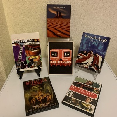 Lot of 6 DVD Concerts Bad Religion, Clapton, Metallica, Foo Fighters, Zeppelin