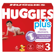 plus Diapers Sizes 3 - 7