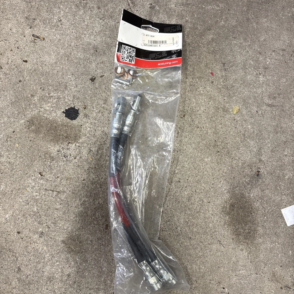 Nuevas líneas de freno ECS Tuning Exact-Fit de acero inoxidable - traseras - 025329ecs01 Foto 2 de 2