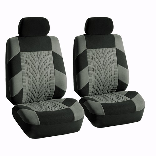 3-row SUV VAN Gray Seat Covers 7 Seater with Black Floor Mats For Sedan SUV Van - Picture 3 of 9