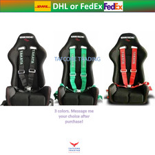 Takata Racing Seat Belt Harness 4 Point 3 Snap On Camlock Universal Dhlfedex