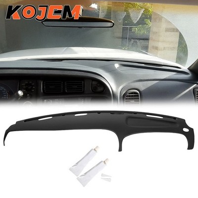 Molded Dashboard Pad Dash Cover Overlay Cap For 1998-2002 Dodge Ram Pickup Gray