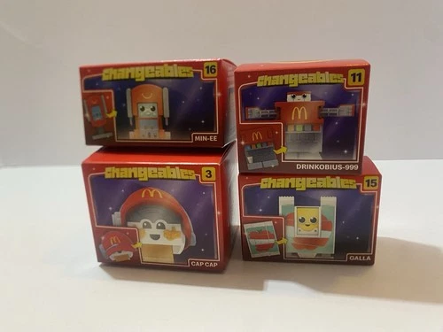 McDonald’s Kids Happy Meal Toy Changeables #3 #16 #11 #15 (mc2)