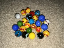 Assorted Multicolor Marble Lot of 25