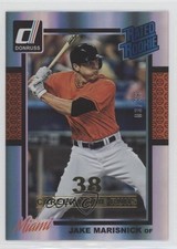 2014 Panini Donruss Rated Rookie Gold Career Stat Line 3/38 Jake Marisnick 0o5t