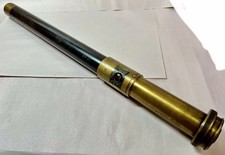 22" Vintage WW2 Naval Telescope Sighting Power 8 Gunsight No RN 35 Ross London
