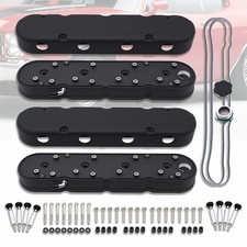 Black Aluminum Valve Covers With Coil Mounts Fit Gm Chevy Ls Ls1 Ls2 Ls3 Ls6 Ls7 Black Aluminum Valve Covers With Coil Mounts Fit Gm Chevy Ls Ls1 Ls2 Ls3 Ls6 Ls7