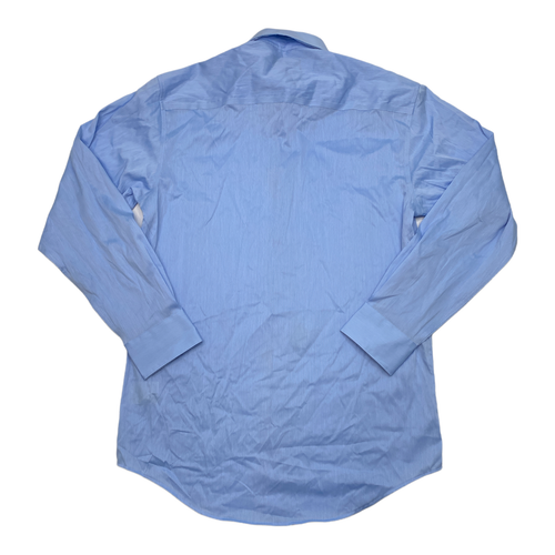 NWT ALFANI Men's Blue Long Sleeve Dress Shirt Small  B24 - Afbeelding 2 van 5