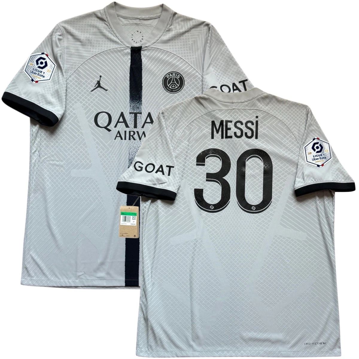 Lionel Messi Gray International Club Soccer Fan Apparel and