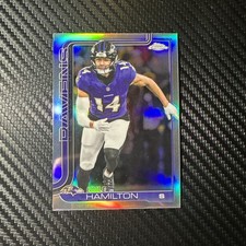 2025 Topps Chrome Football #29 Kyle Hamilton REFRACTOR Baltimore Ravens