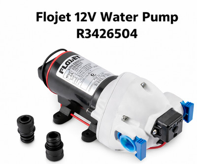Flojet 12V Wasserpumpe R3426504 30PSI 5,3LPM Wohnwagen Wohnmobil RV selbstansaugend