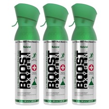 Boost Oxygen Portable Canned Oxygen, Natural, 5L - 3 Pack