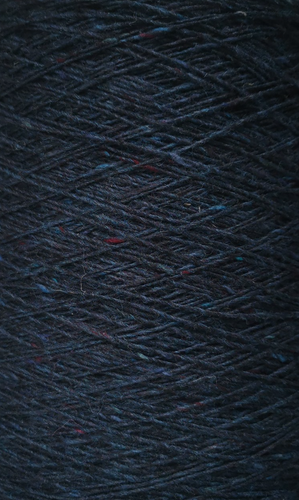 3ply Soft Donegal Tweed Knitting Wool Cone Blue Glyde 5514 525g      (0112-W) - Picture 2 of 5