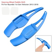 Lenkrad Paddle Shifter Erweiterung Für  Hyundai Veloster 12-18 Aluminium Blau