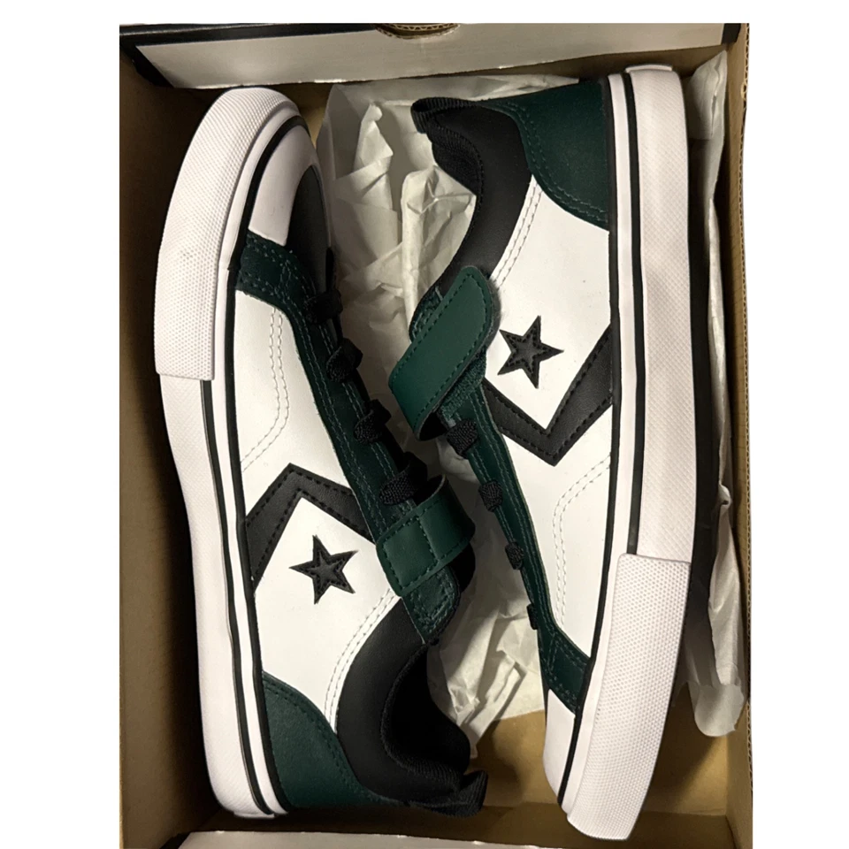 Zapatillas deportivas Converse Pro Blaze Strap Ox Youth 3Y negras verdes A09332C NUEVAS Foto 3 de 4