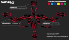 KIT GRAFICHE ADESIVI  HUSQVARNA SM SMR 125 450 510 530 CROSS MOTARD CRYSTAL