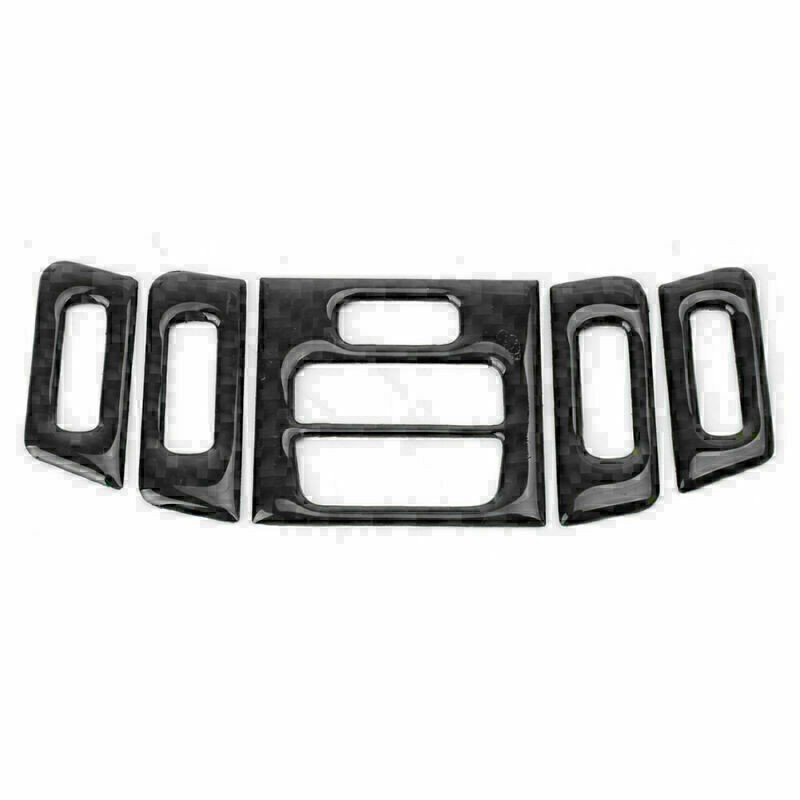 Carbon Interior Central Air Conditioner Outlet Trim Cover for BMW E90 E92 E93