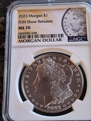 2023 Morgan Silver Dollar  NGC MS70 Fun Show Release