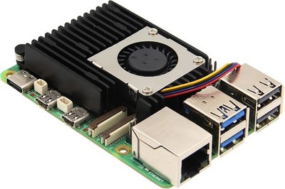 Raspberry Pi 5 Aktiv Kühler PWM Lüfter Aluminium Kühlkörper für Pi 5 4GB/8GB/16GB