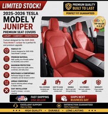 Nappa Leather Seat Covers Tesla Model Y Juniper 2025-2026 11pc