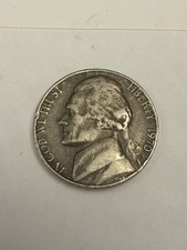 1970 S Jefferson Nickel Monticello Authentic USA Coin Currency 5c