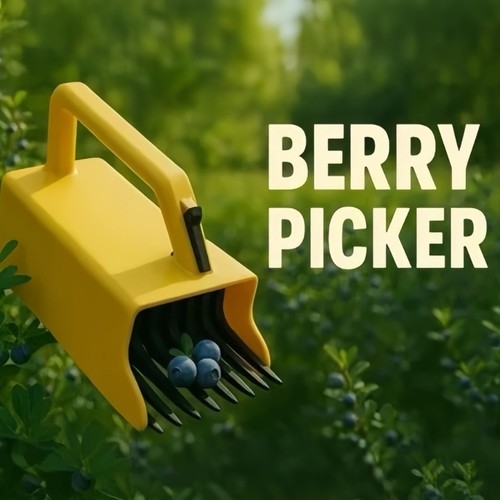Elderberry Picking Efficient Blueberry Picking Harrow Lightweight Portable - Picture 2 of 8