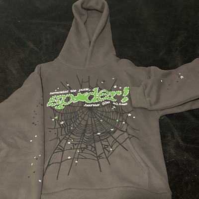 spider! ライトグレー パーカー Spider Hoodie V2 Slate Grey Brand New | eBay