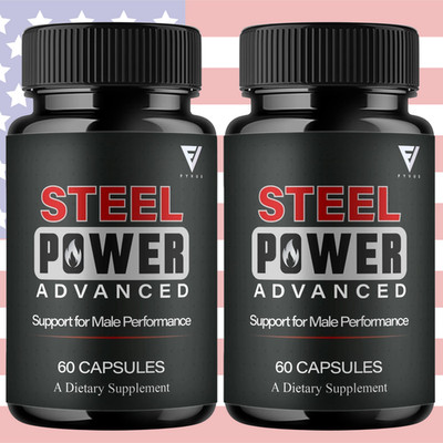 (2 Pack) Steel Power Advanced Performance Supplement, Steel Power (120 Capsules)