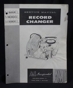 Vtg AMI Jukebox Record Changer Service Manual Model 900 900-1 950 Repair Dealer