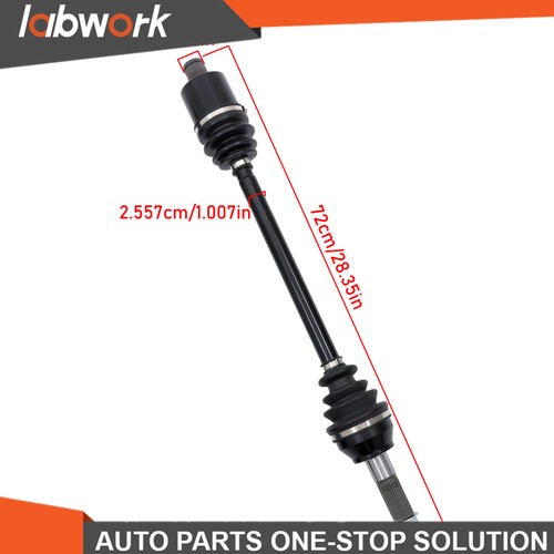 Labwork 4PCS Front Rear Left Right CV Joint Axles For Polaris Ranger 570 Crew570 - Picture 6 of 16