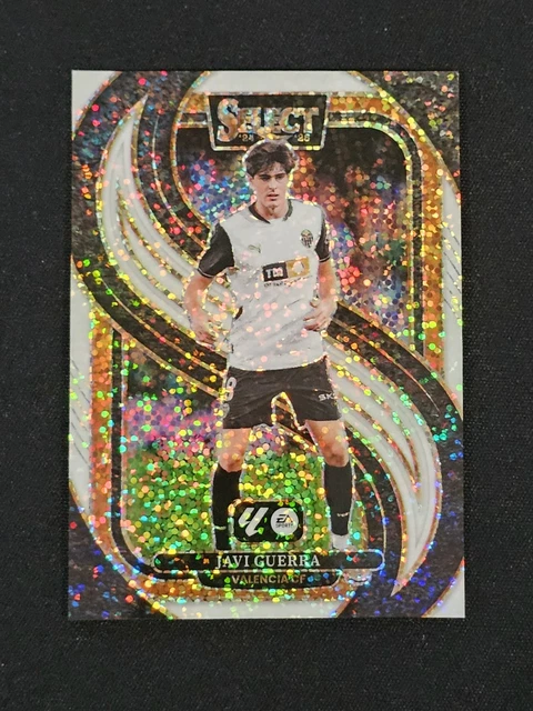 2024-2025 Javi Guerra White Sparkle Mezzanine #103 La Liga SSP