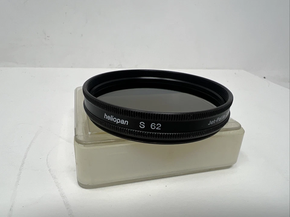 Heliopan 72mm Polarizer Jet Pol PL Glass Lens Filter ES-72 Polarizing Germany - Image 4 of 4