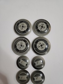 8 LEGO Old Light Gray Inverted Dish 3960 4x4 44375 6x6 4483 4482 AT-AT