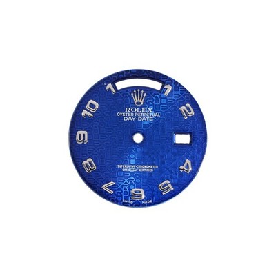 Rolex Day-Date Dial/Zifferblatt - Blue Anniversary ''Computer'' - 18038