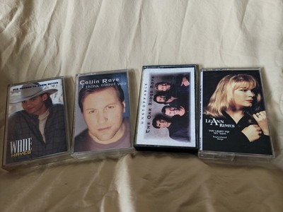 VTG Country Cassette Tape Lot Collin Raye Lee Anne Rimes Oak Ridge Boys wade Hay