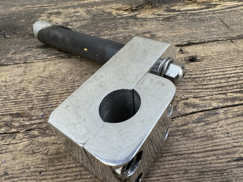 DK Polished Bmx Stem Neck Quill Vintage Old Mid School Vintage - Picture 9 of 14