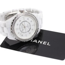 Chanel J12 H3111 38mm SS White Dial Automatic Watch #C2331