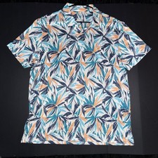 Men  s XL IZOD Golf Stretch Floral Pattern Performance Polo Short Sleeve
