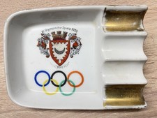 Aschenbecher Olympische Spiele 1936 Wappen Kiel Arzberger Porzellan Bayern 