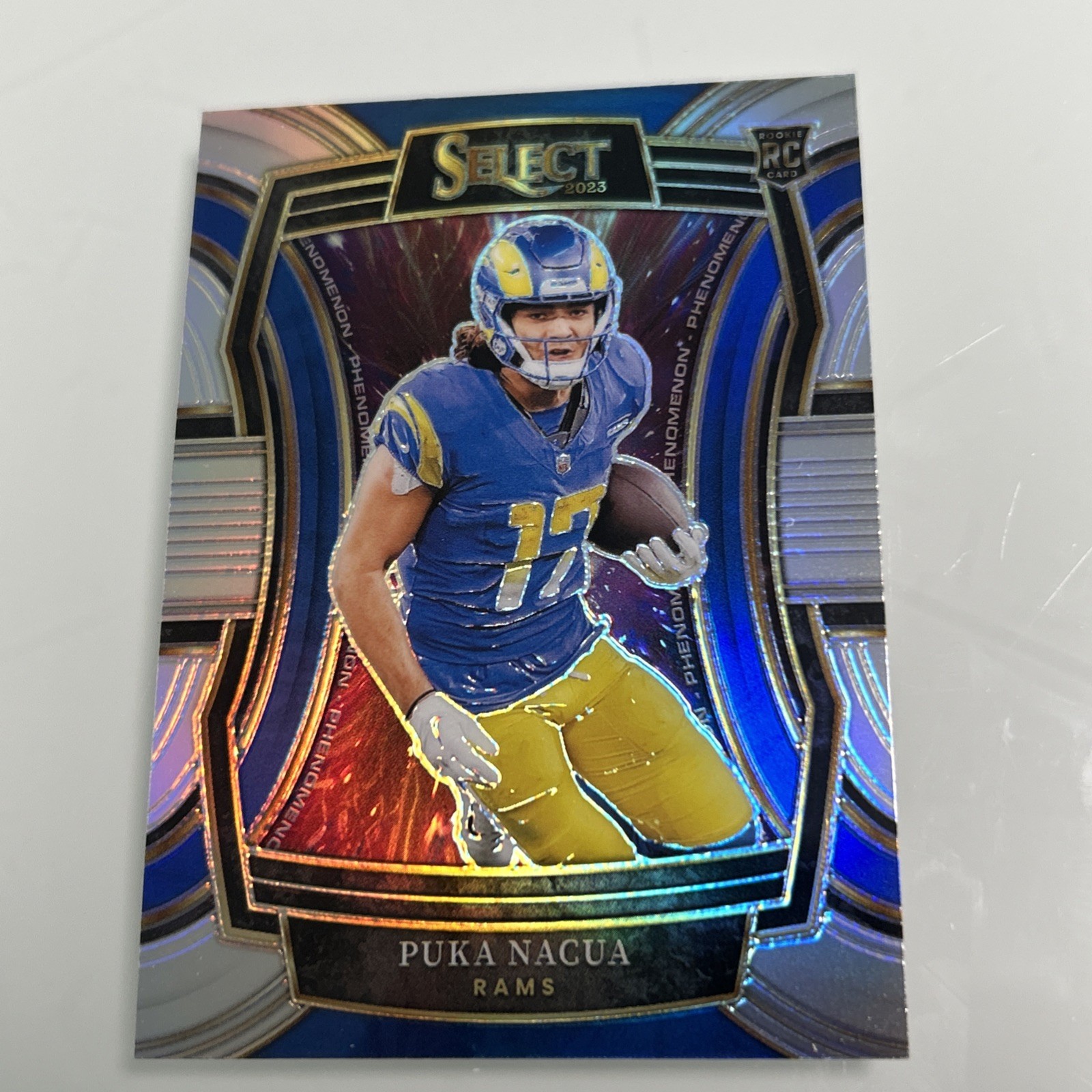 2023 Panini Select - Phenomenon Puka Nacua #PH-PNA Silver Prizm (RC)