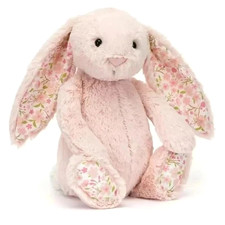 Jellycat Authentic Medium Blossom Blush Bunny Cherry Plush Toy NWT