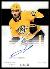 2023-24 SP Authentic Future Watch Retro Autograph Jake Livingstone Rookie Auto