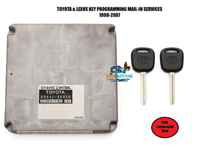 Toyota and Lexus AKL Key Programming 1998 - 2007 ECM/ECU/PCM Required