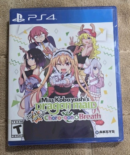 Miss Kobayashi's Dragon Maid Burst Forth!! Choro-gon Breath - PS4 - New - Promo