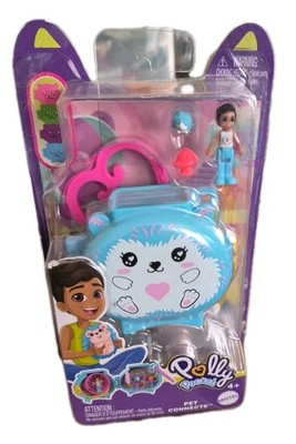 Polly Pocket Pet Connects Compact Tiny World Playset   Hedgehog New