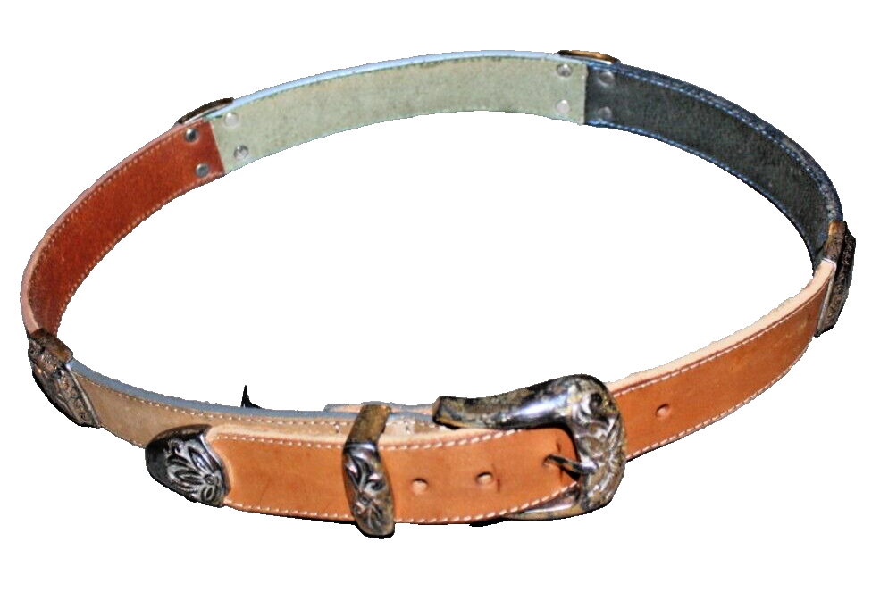 Brighton Brown Leather Belt with Gold Buckle Size 30 Brighton Women main image 3