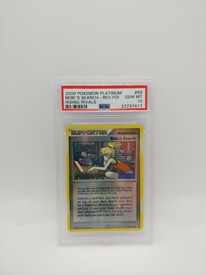 Pokemon Platinum Bebe S Search Reverse Holo Psa 10 Pop 2 Ebay